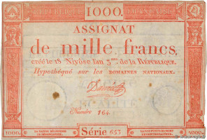 1000 francs - Assignats