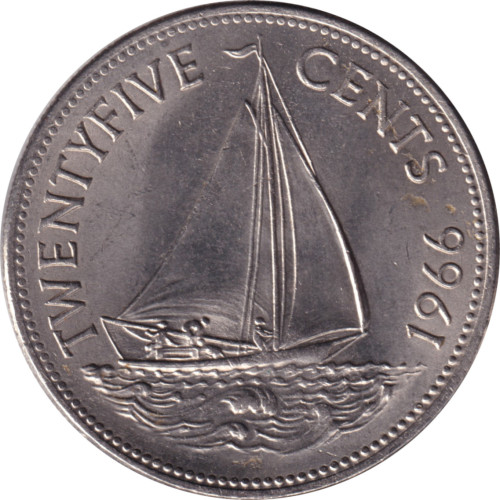 25 cents - Bahamas