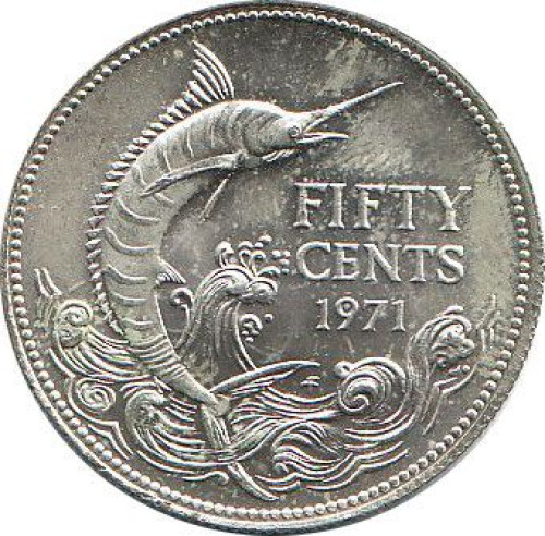 50 cents - Bahama Islands