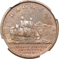 1 penny - Bahamas
