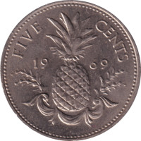5 cents - Bahamas