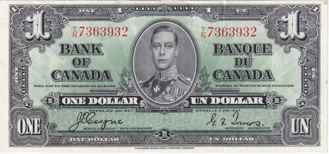1 dollar - Banque du Canada