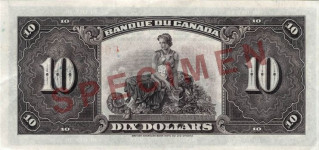 10 dollars - Bank of Canada