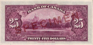 25 dollars - Banque du Canada