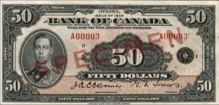 50 dollars - Banque du Canada