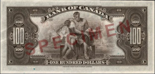 100 dollars - Banque du Canada