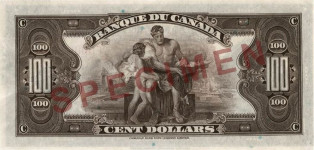 100 dollars - Bank of Canada