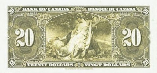 20 dollars - Bank of Canada