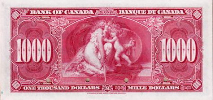 1000 dollars - Banque du Canada