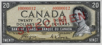 20 dollars - Banque du Canada