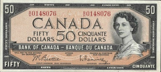 50 dollars - Bank of Canada