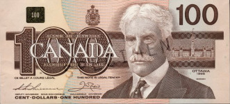 100 dollars - Bank of Canada