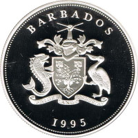 5 dollars - Barbades