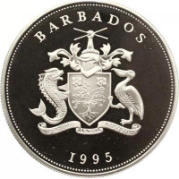 5 dollars - Barbados