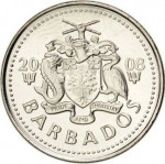 25 cents - Barbades