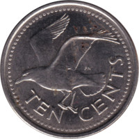 10 cents - Barbados