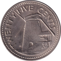 25 cents - Barbados