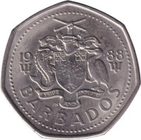 1 dollar - Barbados