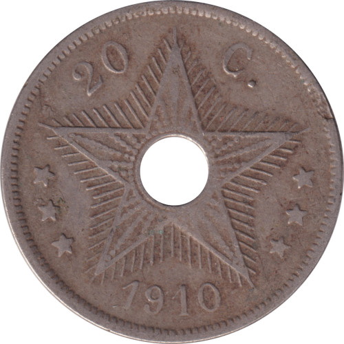 20 centimes - Belgisch Congo
