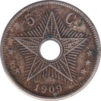 5 centimes - Congo Belge