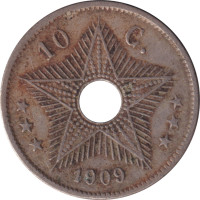10 centimes - Congo Belge