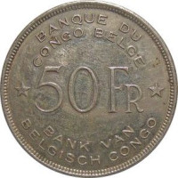 50 francs - Congo Belge