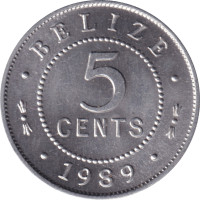 5 cents - Bélize
