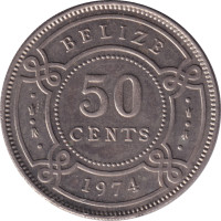 50 cents - Bélize