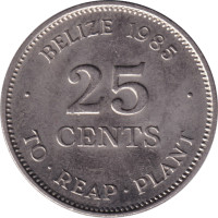 25 cents - Bélize