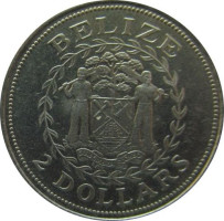 2 dollars - Belize