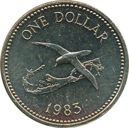 Bermuda 2 Dollars 2007 VF
