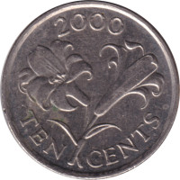 10 cents - Bermudes