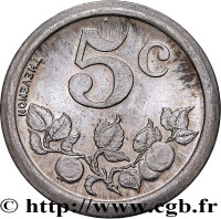 5 centimes - Bernay