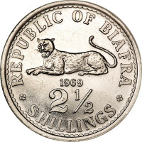2 1/2 shillings - Biafra