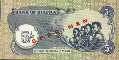 5 shilling - Biafra