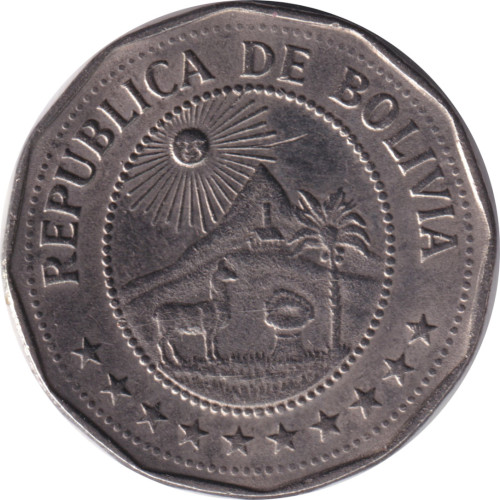 25 centavos - Bolivia