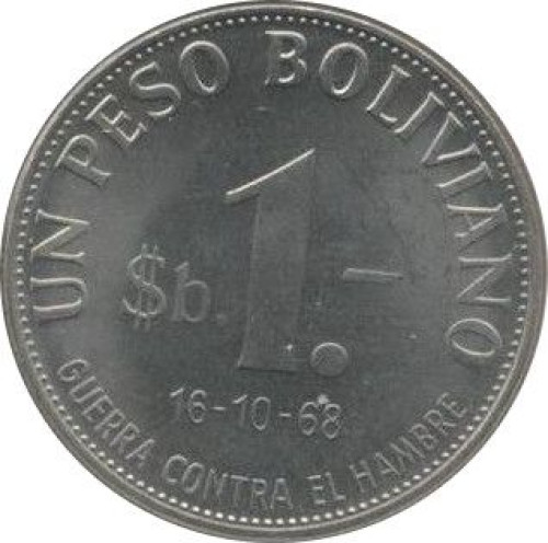 1 peso - Bolivia