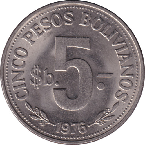 5 pesos - Bolivia