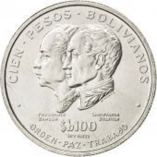 100 pesos - Bolivia