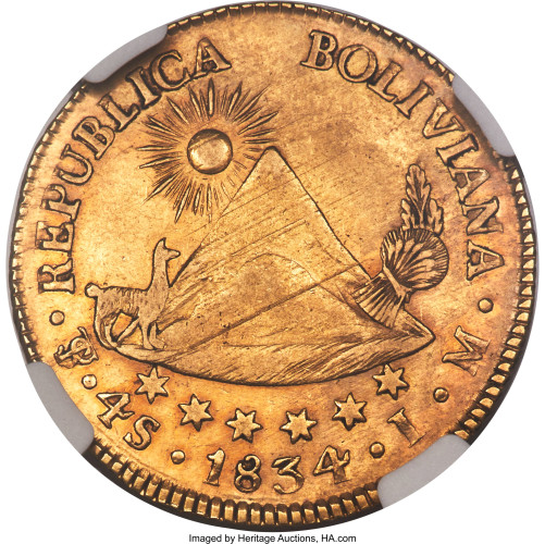 4 escudos - Bolivie