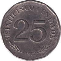 25 centavos - Bolivie