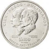 100 pesos - Bolivie