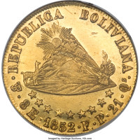 8 escudos - Bolivie