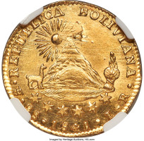 2 escudos - Bolivie
