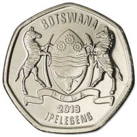 25 thebe - Botswana