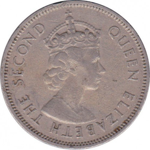 1/2 rupee - British colony