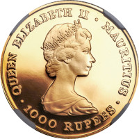 1000 rupees - Colonie britannique