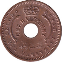 1/2 penny - Colonie britannique