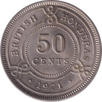 50 cents - Honduras Britannique