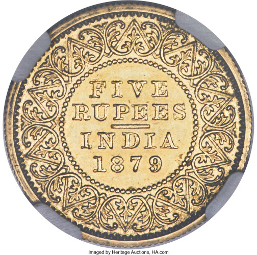 5 rupees - Indes britanniques